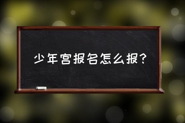 新手怎么在网上报名驾校学车 少年宫报名怎么报？